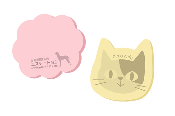 型抜きふせん｜カバー無しタイプ